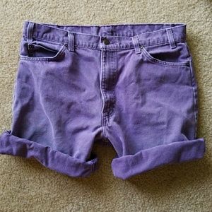 Vintage Purple Mom Short